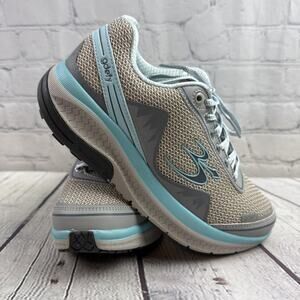 Gdefy Gravity Defyer Mighty Walk Shoes Gray Blue Women Size 7.5
